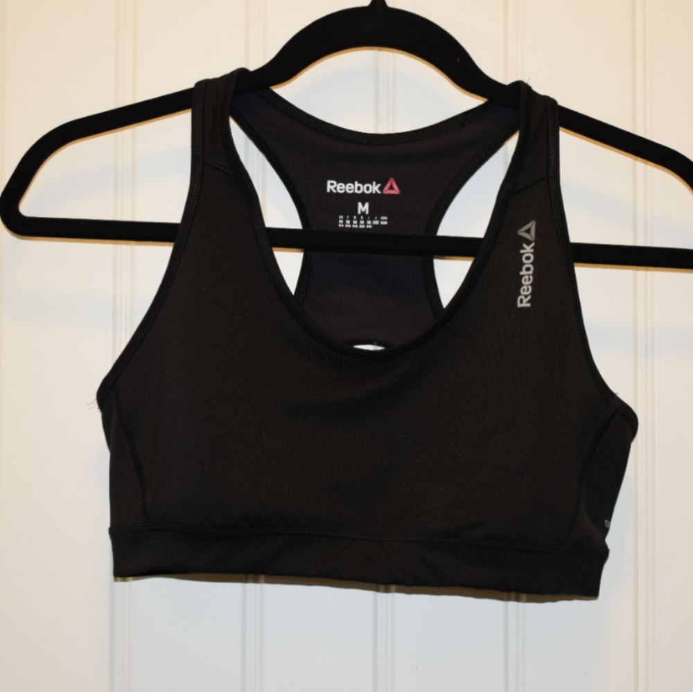 Reebok Sports Bra Black Medium